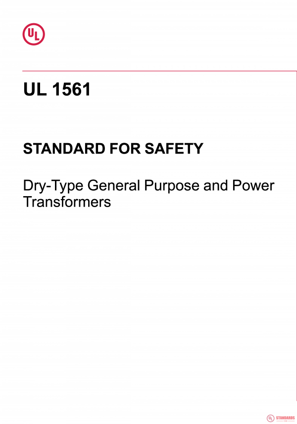 UL 1561 PDF